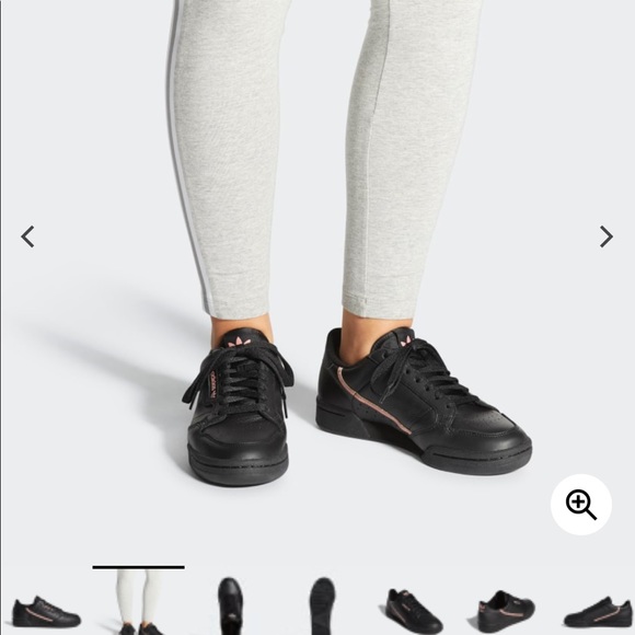 adidas continental womens black